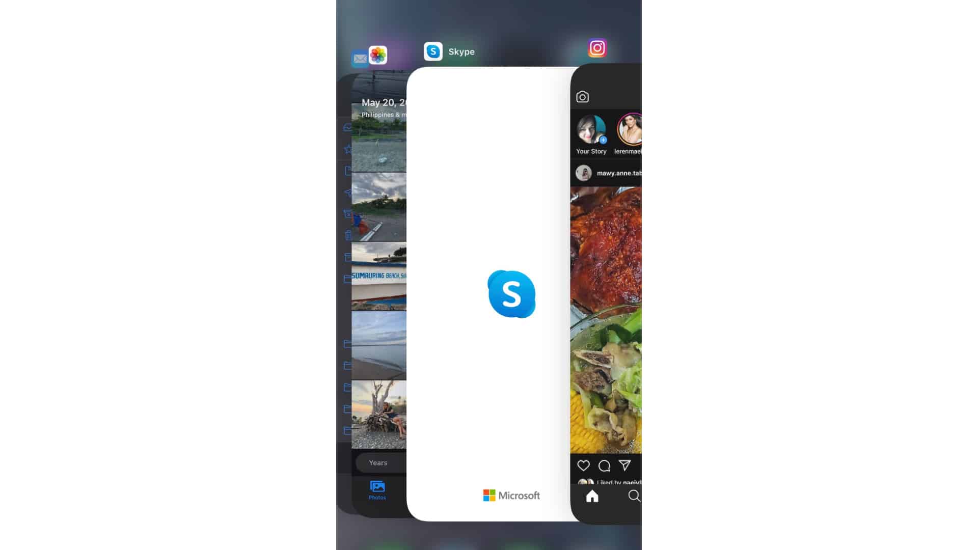 skype keeps crashing background apps