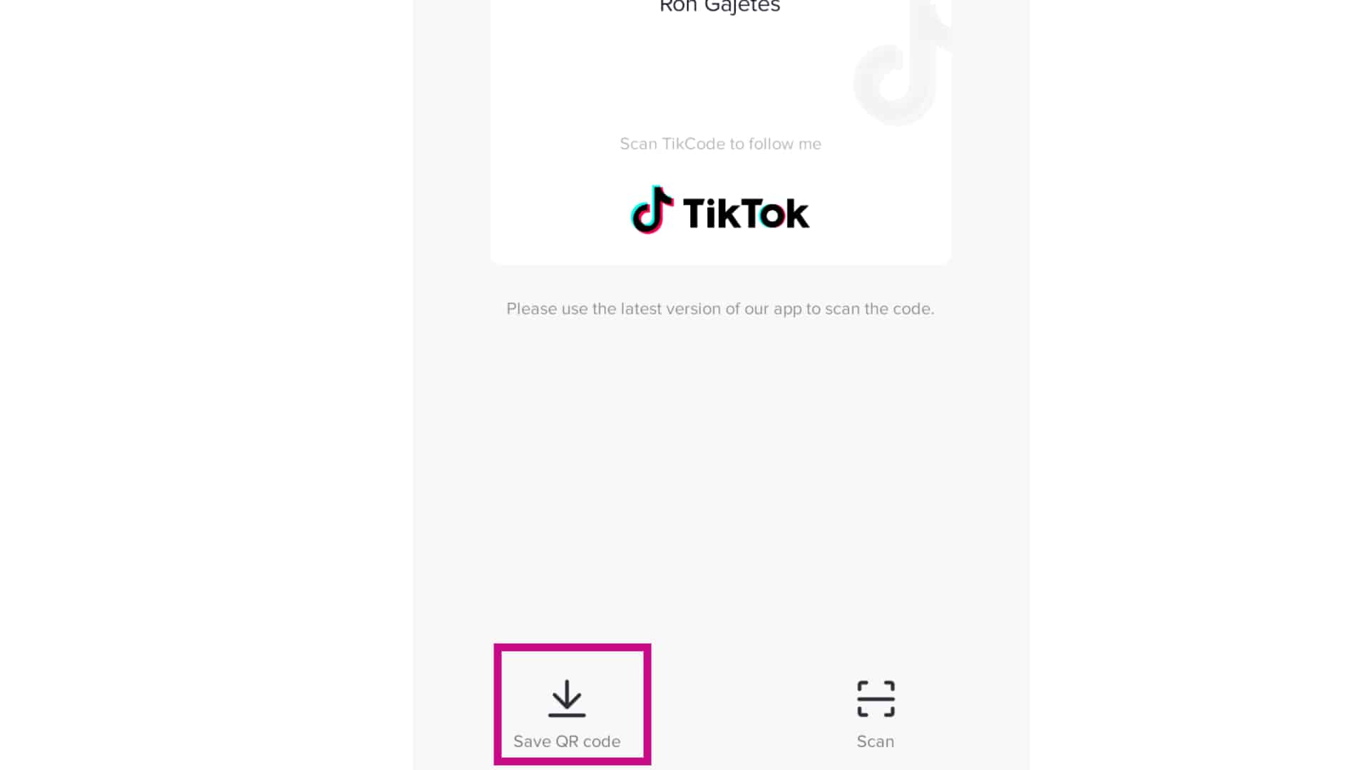 Tiktok Save Qr Code TheCellGuide tiktok-save-qr-code-thecellguide