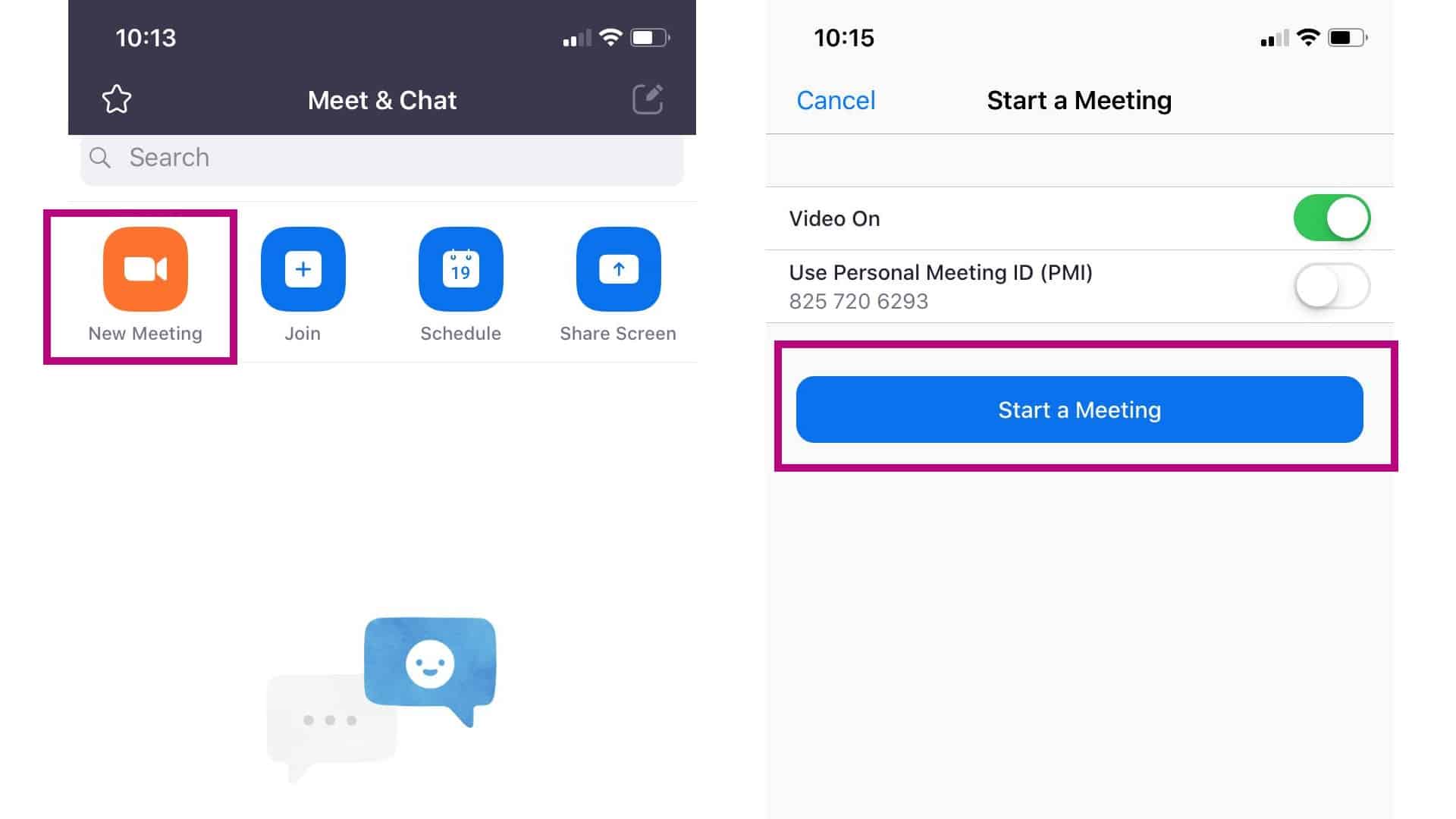 zoom share screen meetings