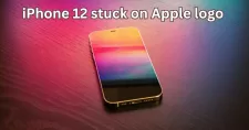 iPhone 12 stuck on apple logo