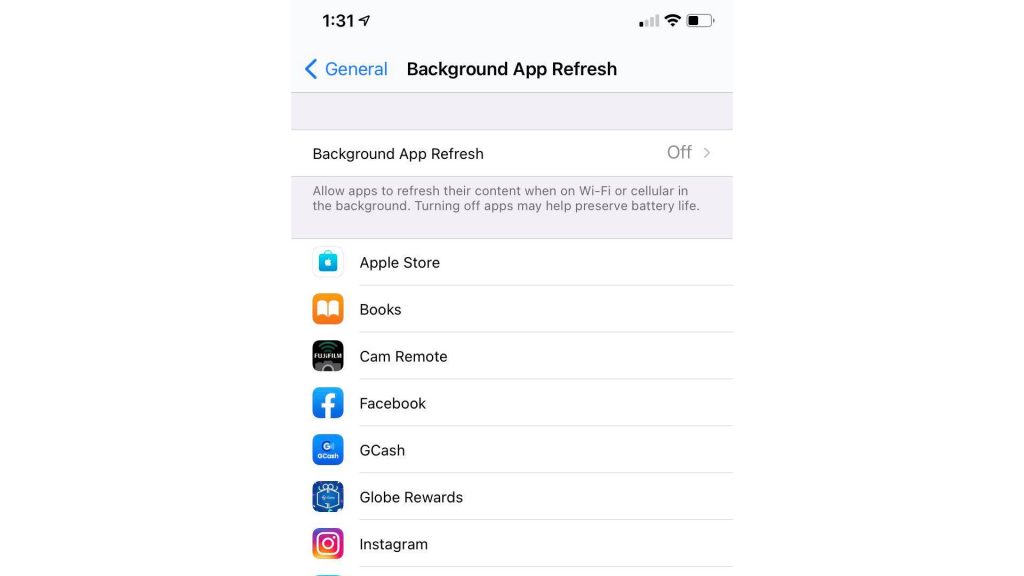 iphone 12 background app refresh