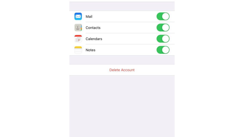 iphone 12 delete email account