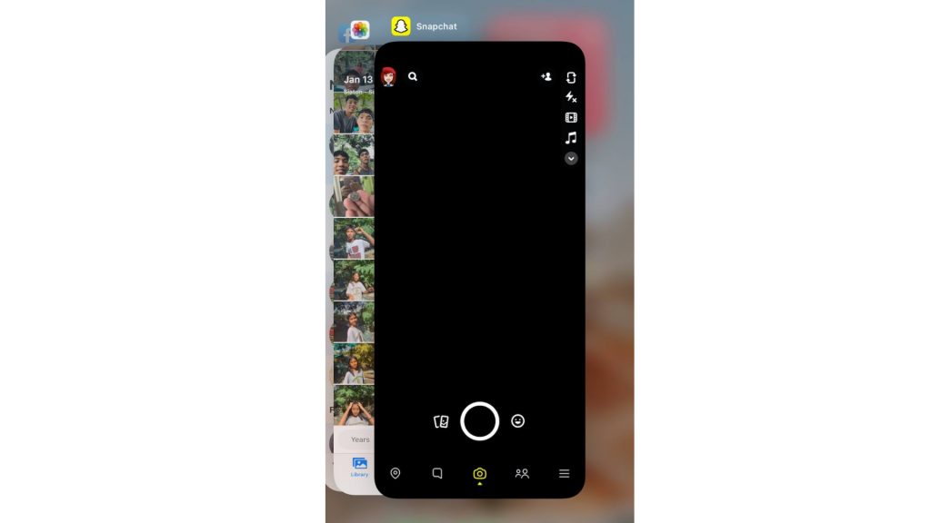 iphone 12 snapchat close apps