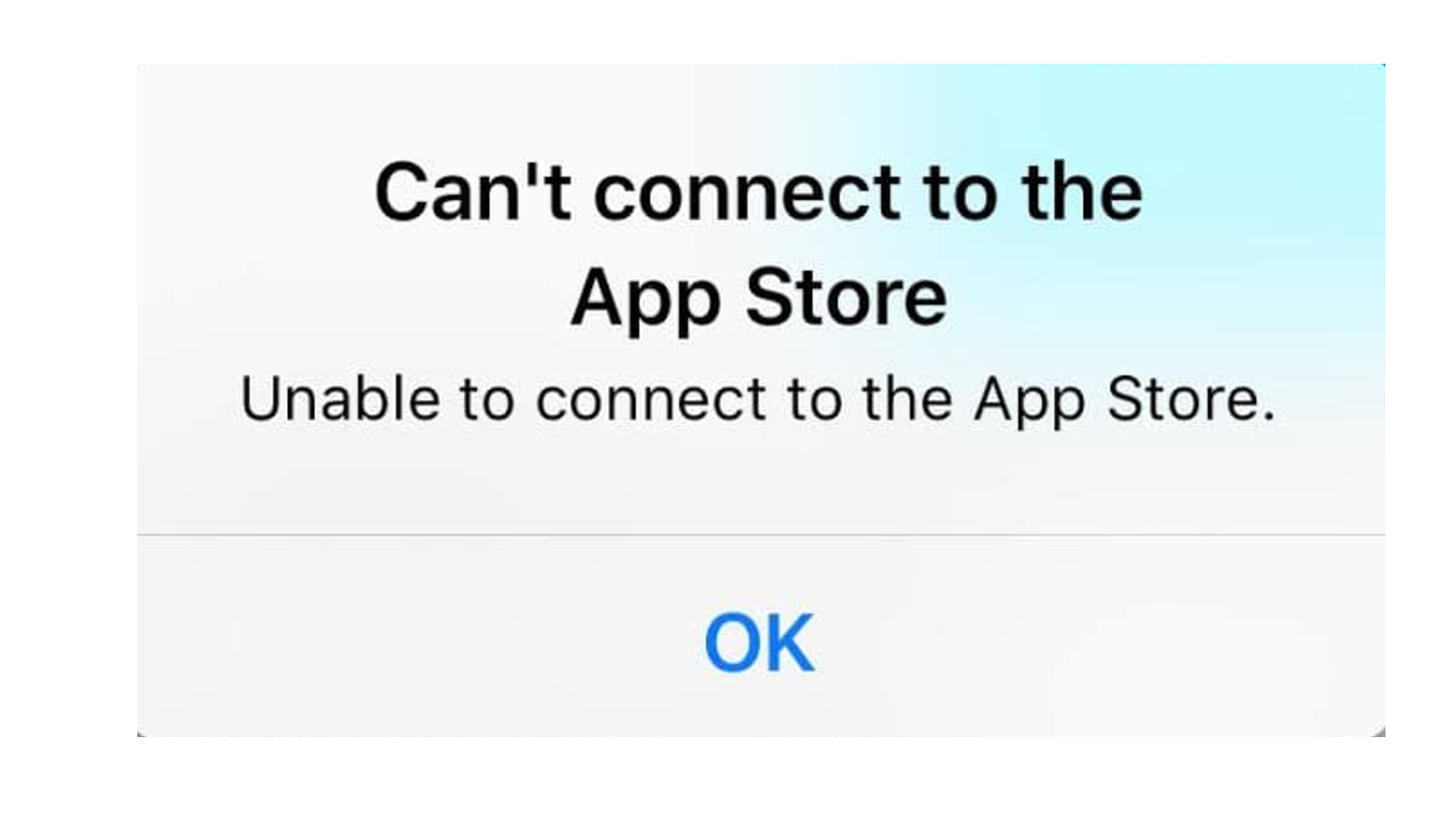 why wont my phone connect to apple store