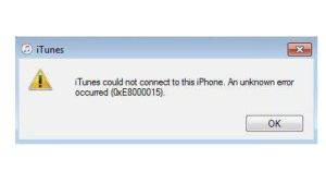 How to Fix iPhone 12 Getting iTunes Error 0xE8000015