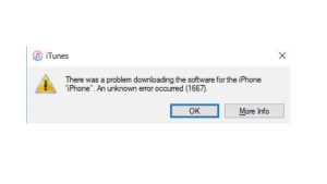 How to Fix iTunes Error 1667 with iPhone 12