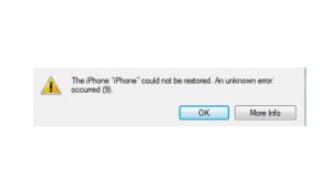 How to Fix iPhone 12 iTunes Error Code 9