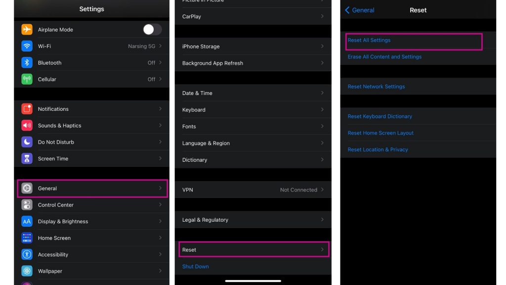 iphone 12 reset all settings 2 2