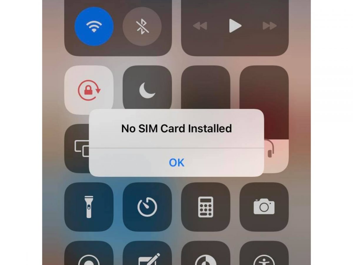 iphone 12 pro max no sim card installed