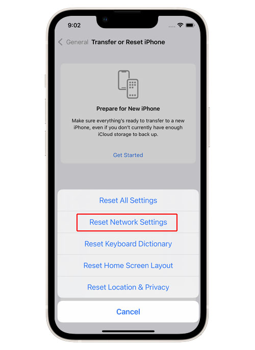 fix iphone 13 disconnects from wifi networkreset