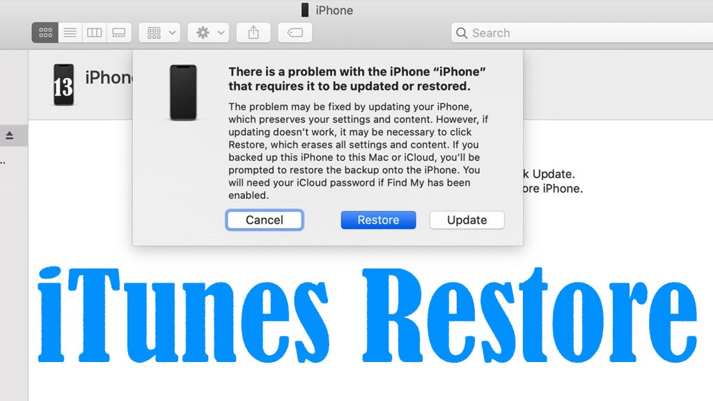 fix iphone 13 wont turn on itunes restore