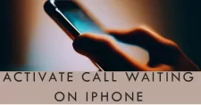 how to activate call waiting in iphone