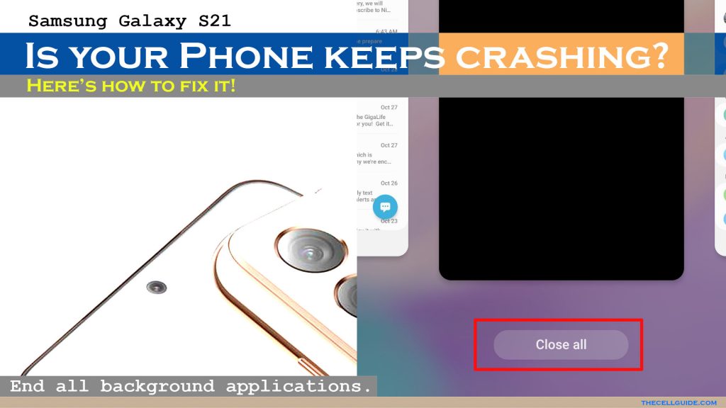 fix galaxy s21 keeps crashing closeapps