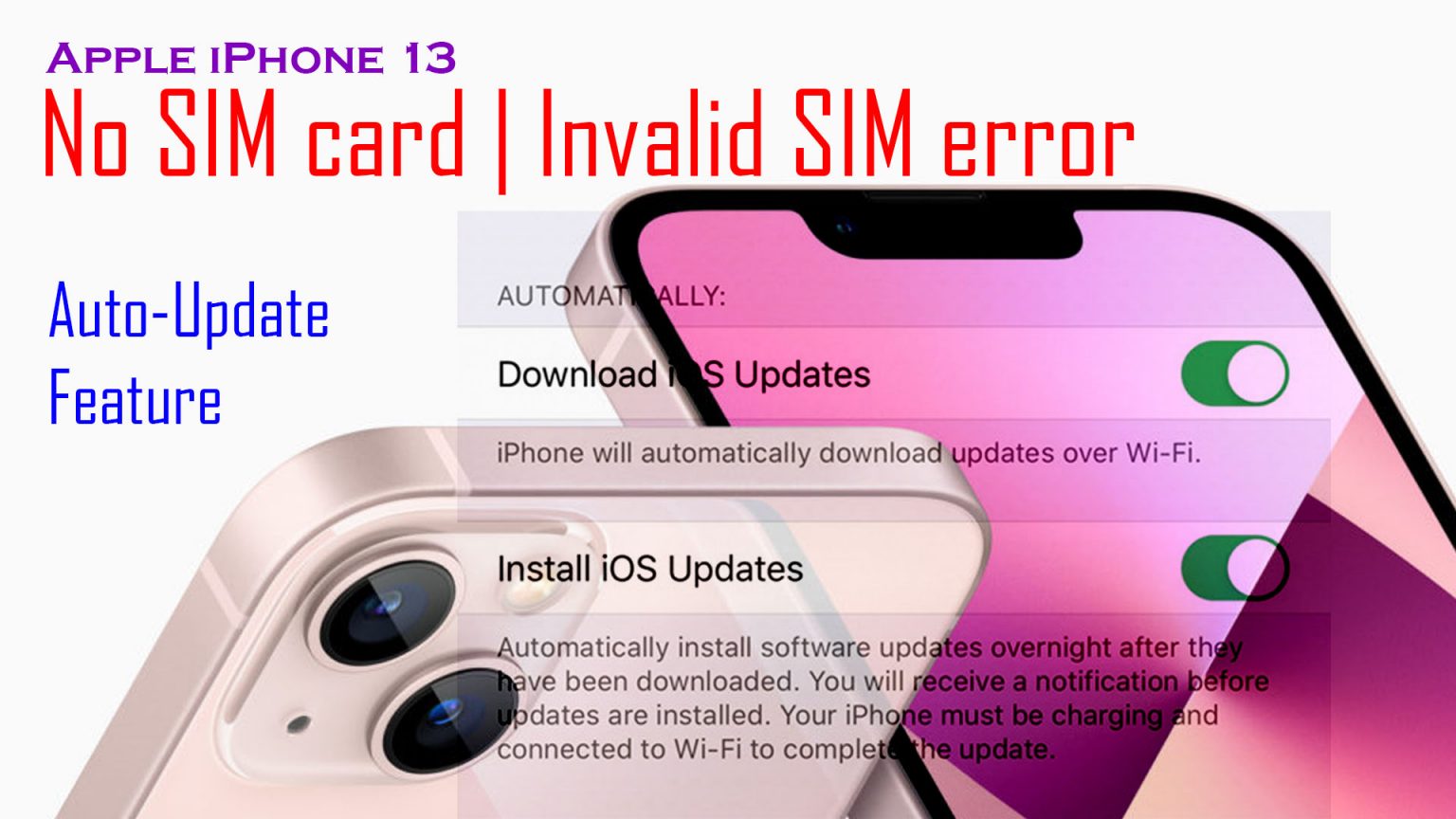 How to Fix No SIM Card or Invalid SIM Error on iPhone 13 | iOS 15