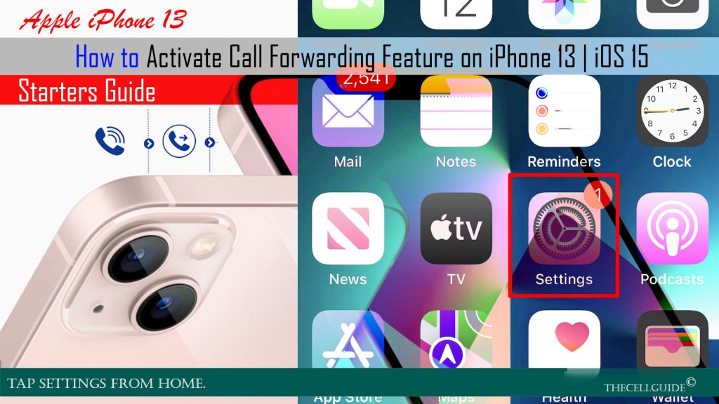 activate call forwarding iphone 13 settings