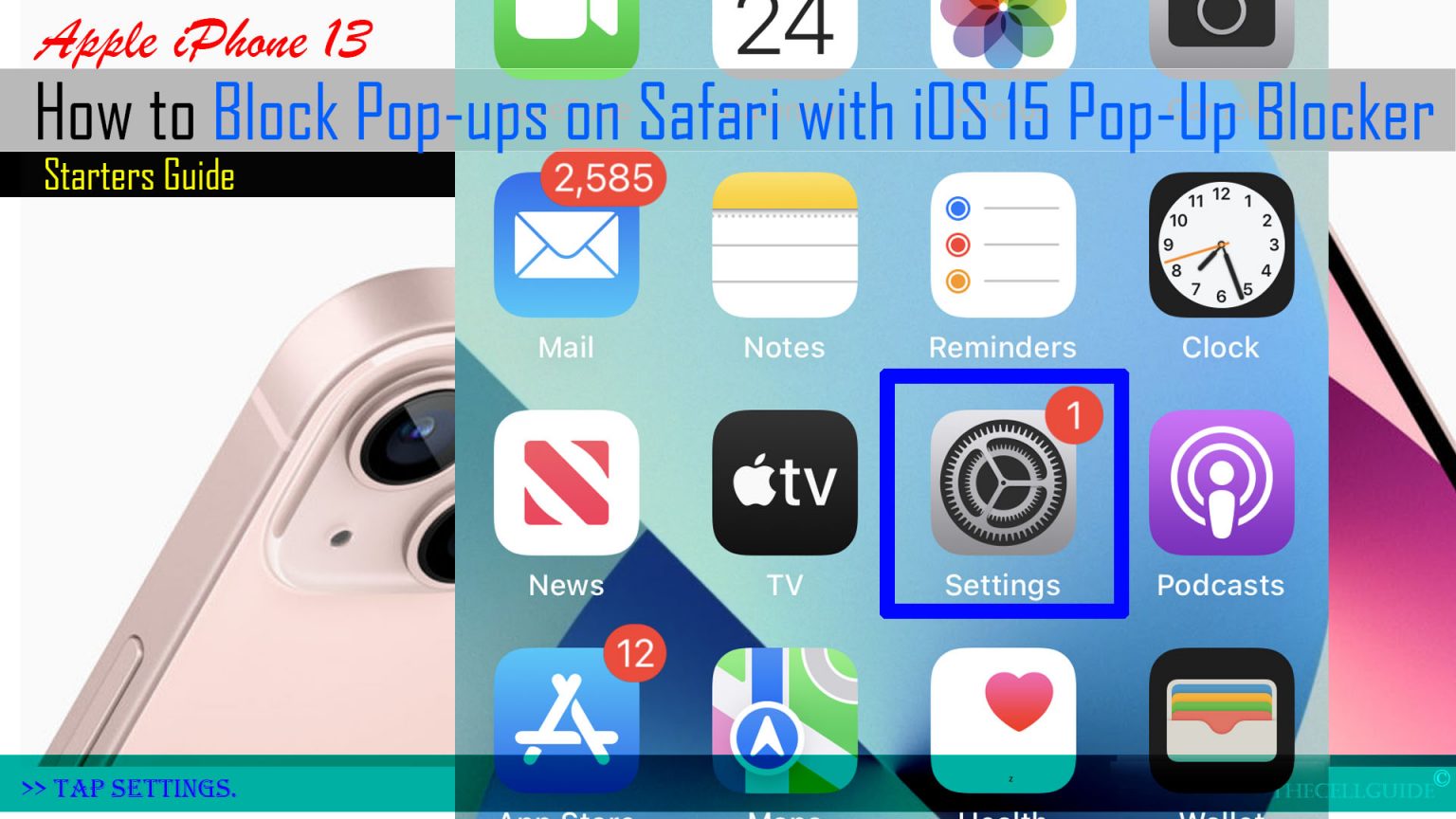 how to block pop-up ads on iphone 13