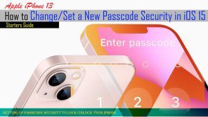 How to Change/Set Up a Passcode on iPhone 13 | iOS 15 Passcode Screen Unlock
