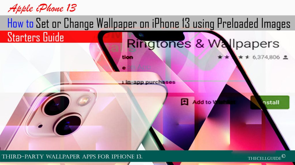 How To Set Or Change Wallpaper On Iphone 13 Ios 15 Wallpaper