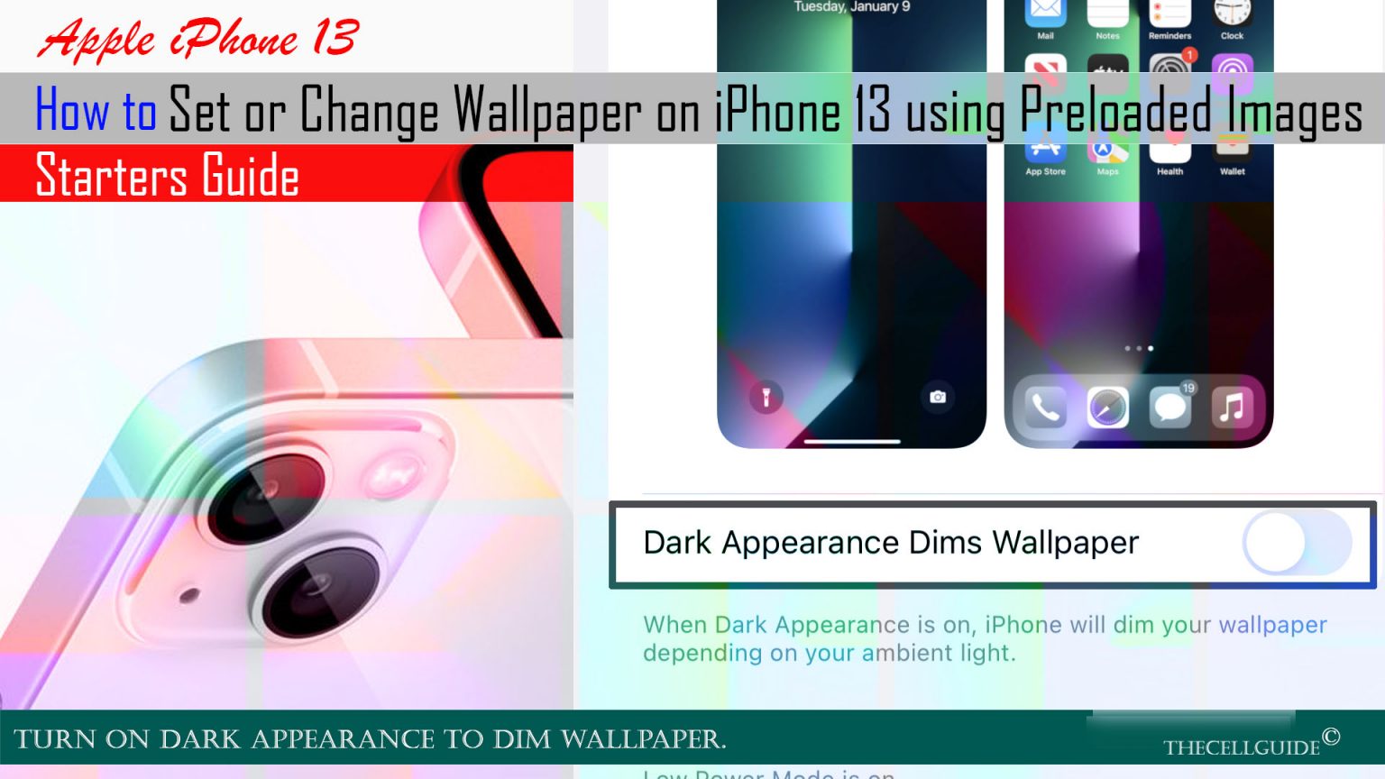 How to Set or Change Wallpaper on iPhone 13 | Customize iOS 15 Home Screen