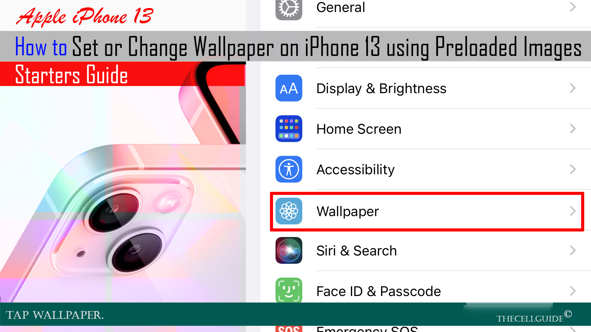 How to Set or Change Wallpaper on iPhone 13 | Customize iOS 15 Home Screen