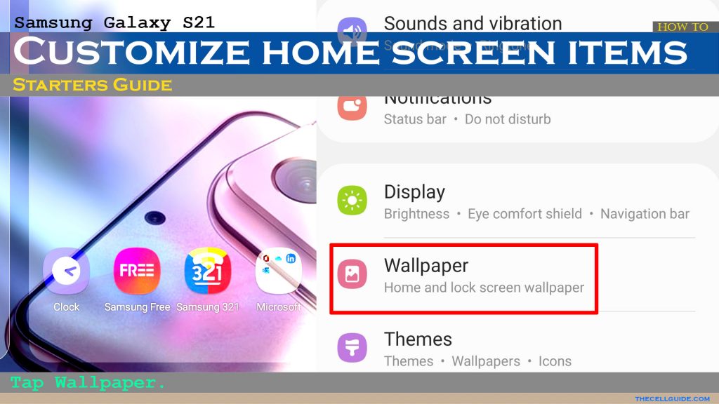 How to Customize Galaxy S21 Home Screen | New Wallpapers, Themes, Icons & Widgets 3 customize galaxys21 homescreen wallpaper