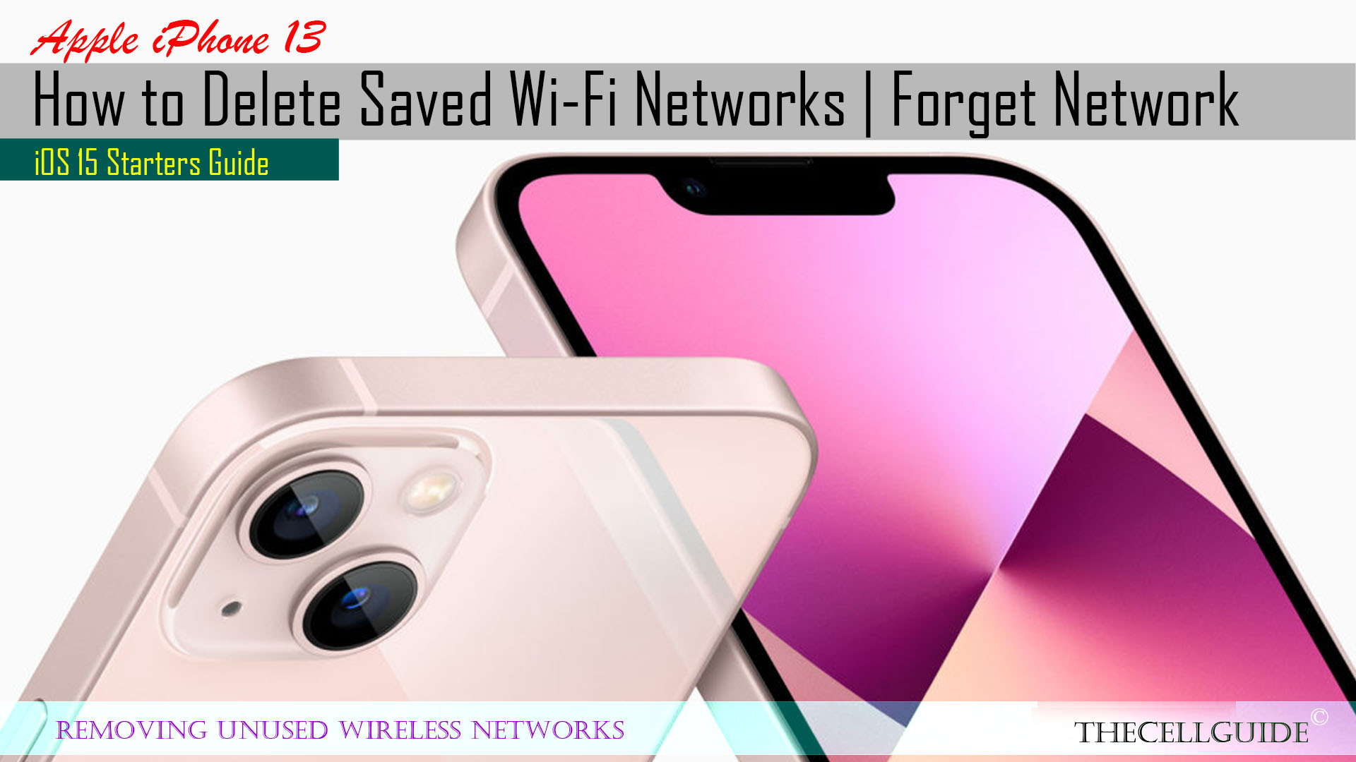 How to Delete Saved Wi-Fi Network on iPhone 13 | Forget Network iOS 15