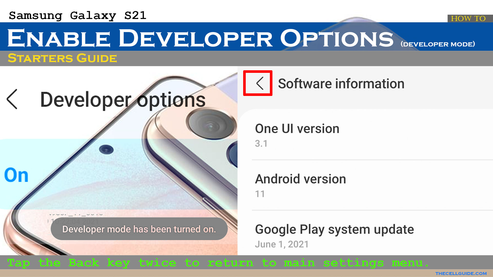 How To Enable Developer Options On Samsung Galaxy S21 Android 11 How To Enable Developer Options On Samsung Galaxy S21 Android 11