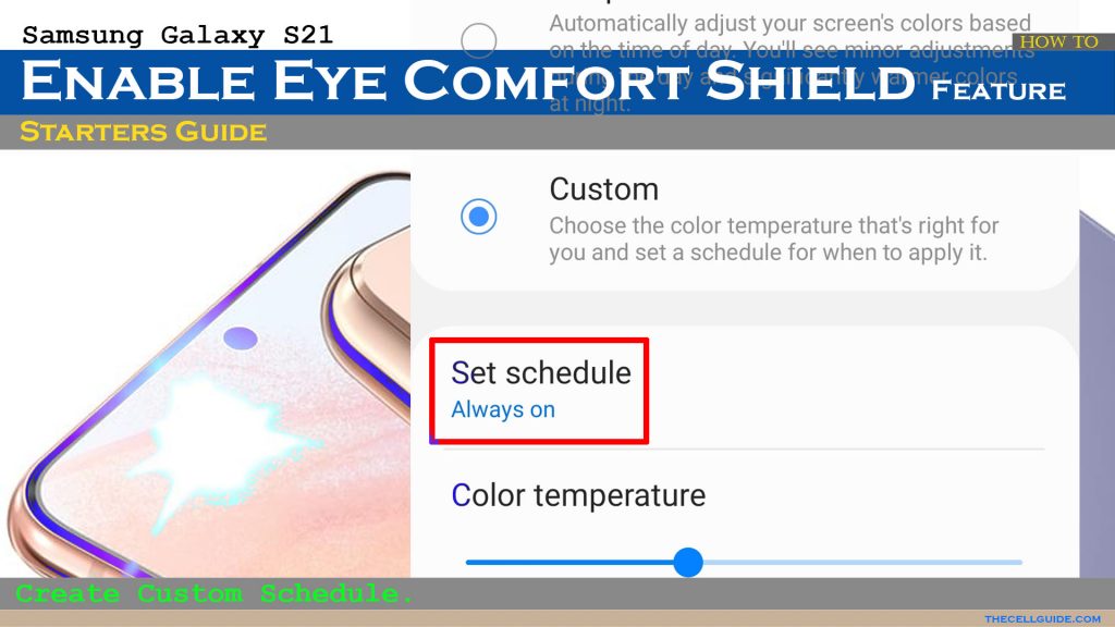 enable galaxys21 eye comfort shield setsched
