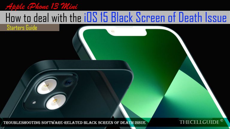 How To Fix The Apple iPhone 13 Mini Black Screen Of Death Issue