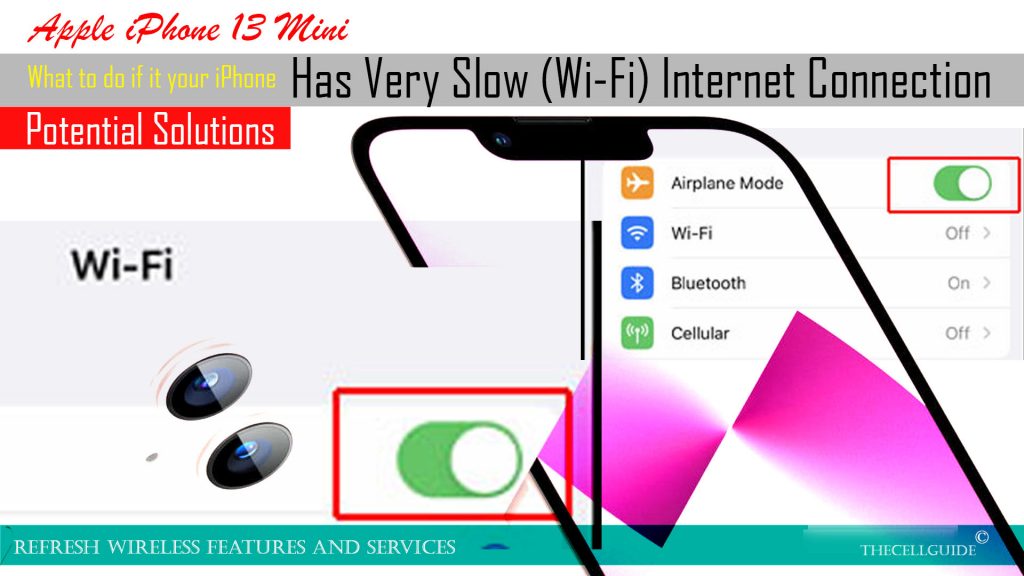 wifi slow on iphone 13
