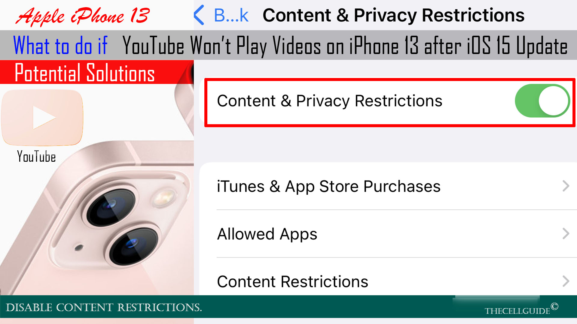 What to Do If YouTube Won’t Play Videos on iPhone 13 After iOS 15 Update