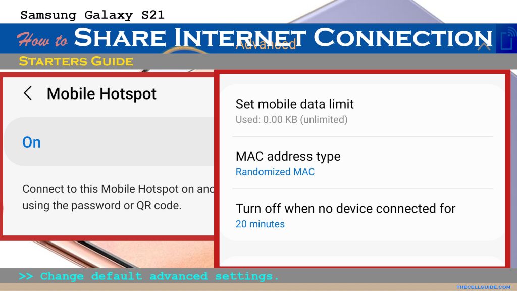 share internet galaxy s21 configadvsettings