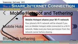 How to Share Galaxy S21 Wi-Fi Internet via Hotspot and Bluetooth Tethering | Android 12
