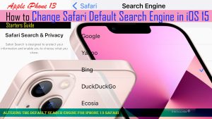 How to Change Default Search Engine in Safari iPhone 13 | iOS 15