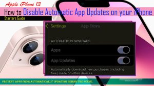 How to Disable Automatic App Updates on iPhone 13 | iOS 15
