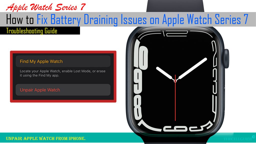 apple watch battery drain