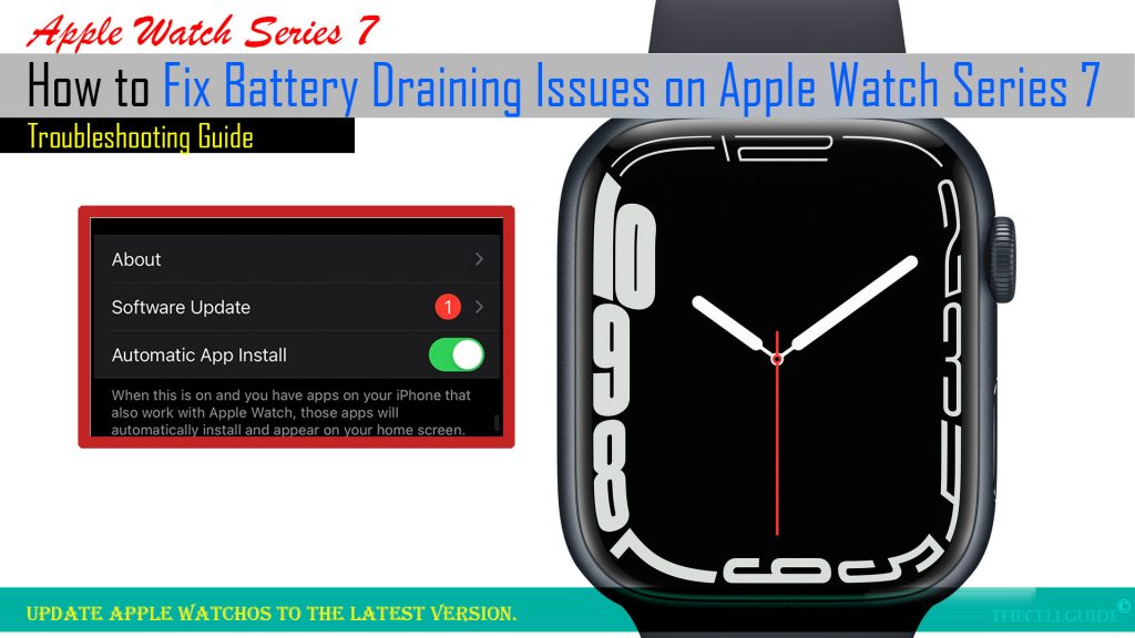 apple watch battery drain