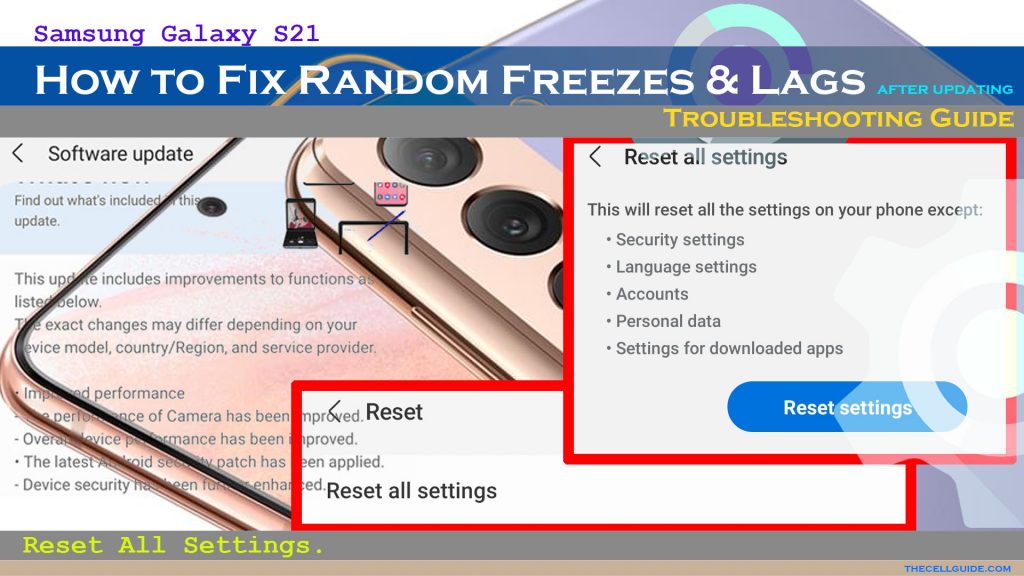 fix galaxy s21 randomly freezes lags after updating resetallsettings