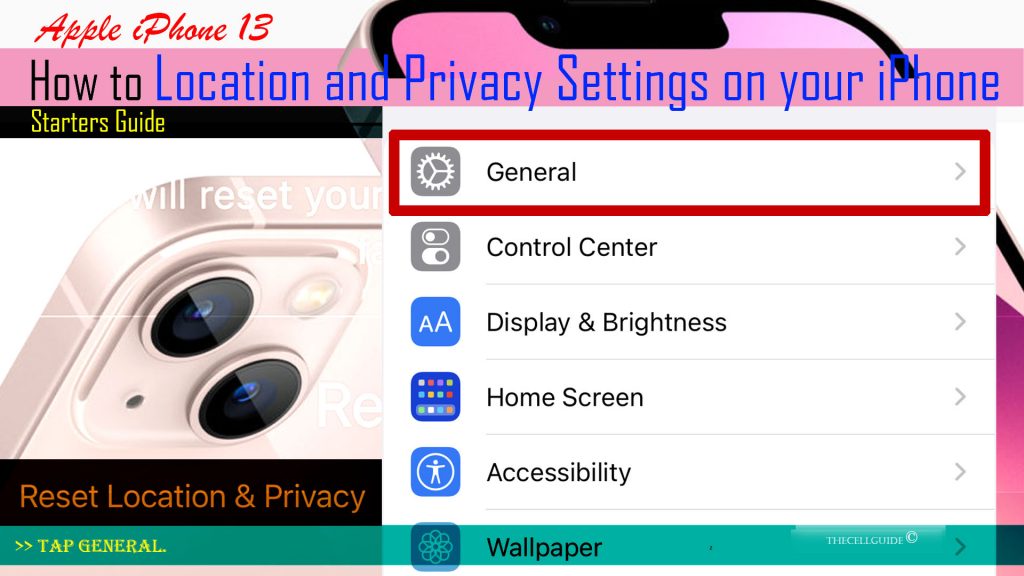reset location and privacy settings iphone13 general 1