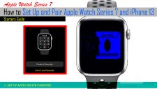 setup pair apple watch7 and iphone13 passcode