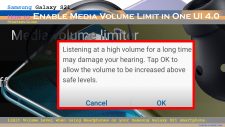 enable media volume limiter galaxy s21 featured