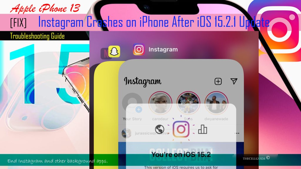 fix instagram crashes on iphone13 after ios1521 update endallbgapps