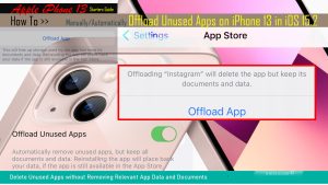 How to Offload Unused Apps on iPhone 13 (iOS 15.2)