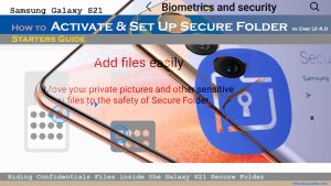 How to Activate and Set Up Secure Folder on Samsung Galaxy S21 (OneUI 4.0)