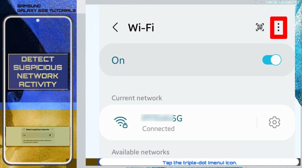 detect suspicious network activity galaxy s22 menicon