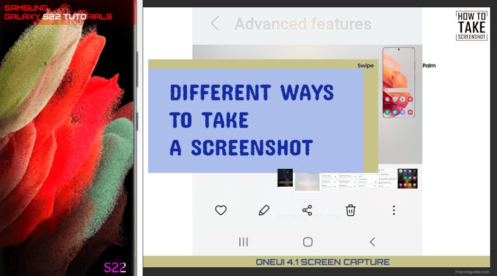 howto take a screenshot on galaxy s22 featured