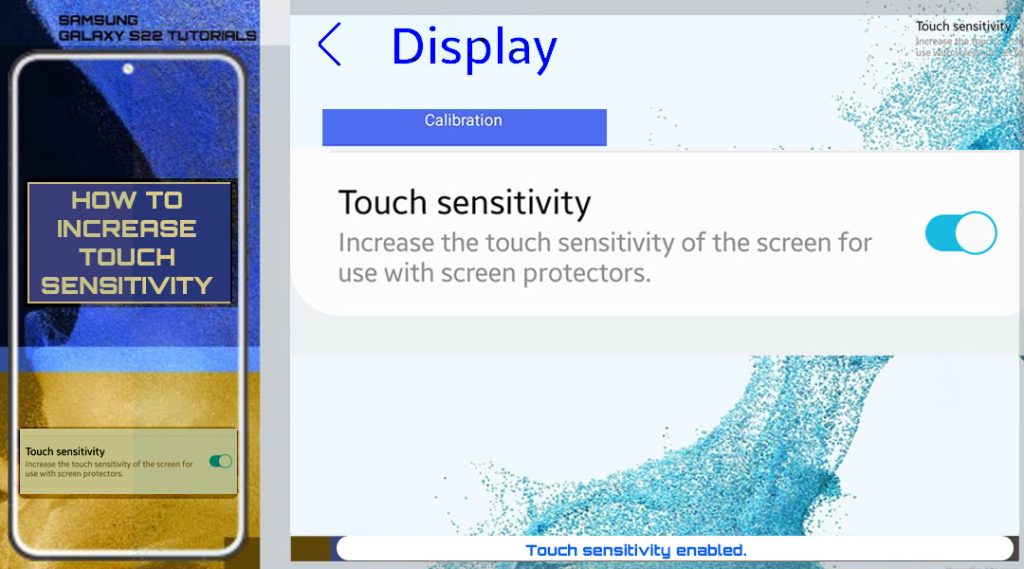 increase fingerprint sensitivity