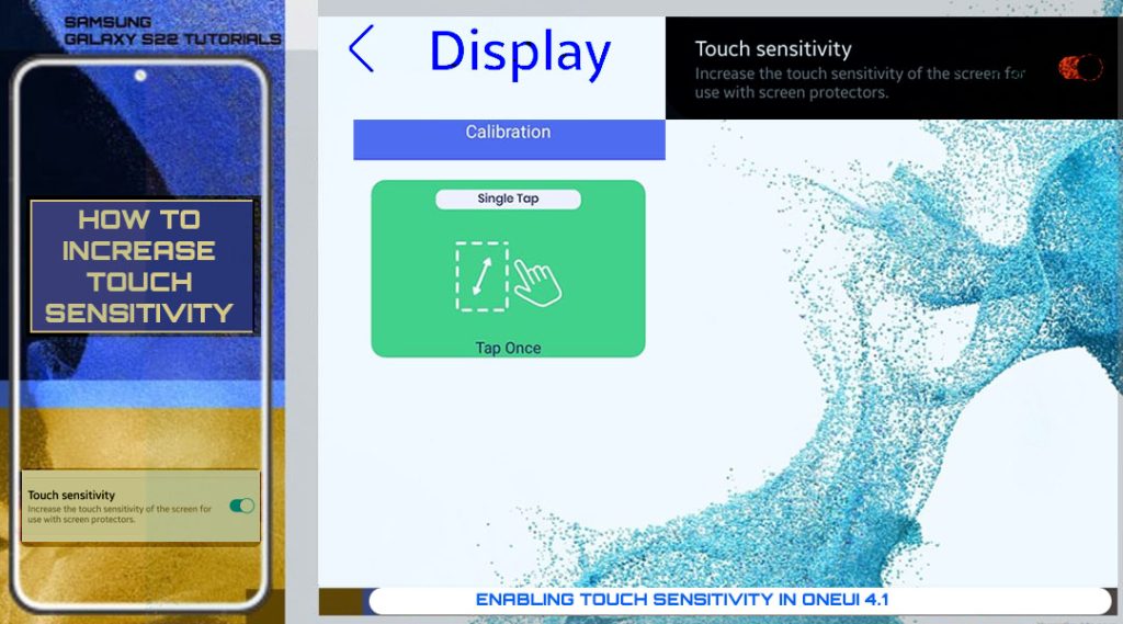 increase touch sensitivity galaxys22 featured