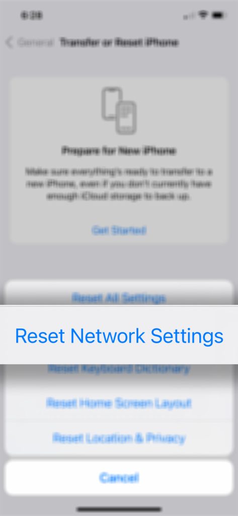 iphone 13 reset network settings 5