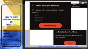 How to Reset Network Settings on Galaxy S22 | Restore Network Defaults